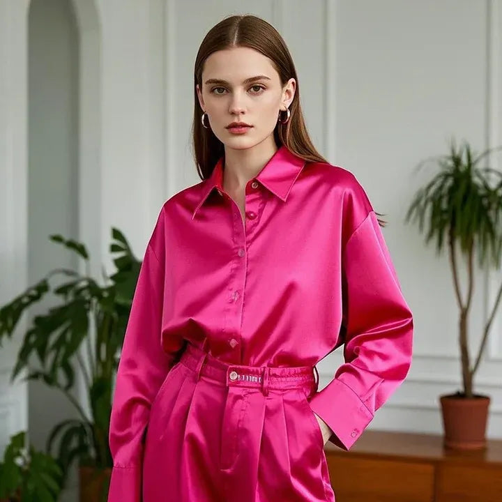 Enzo- Camisa de seda