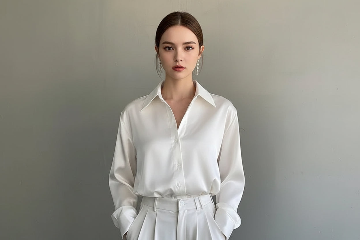 Enzo- Camisa de seda