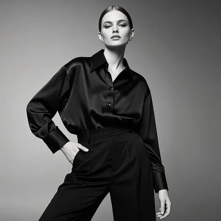 Enzo- Camisa de seda