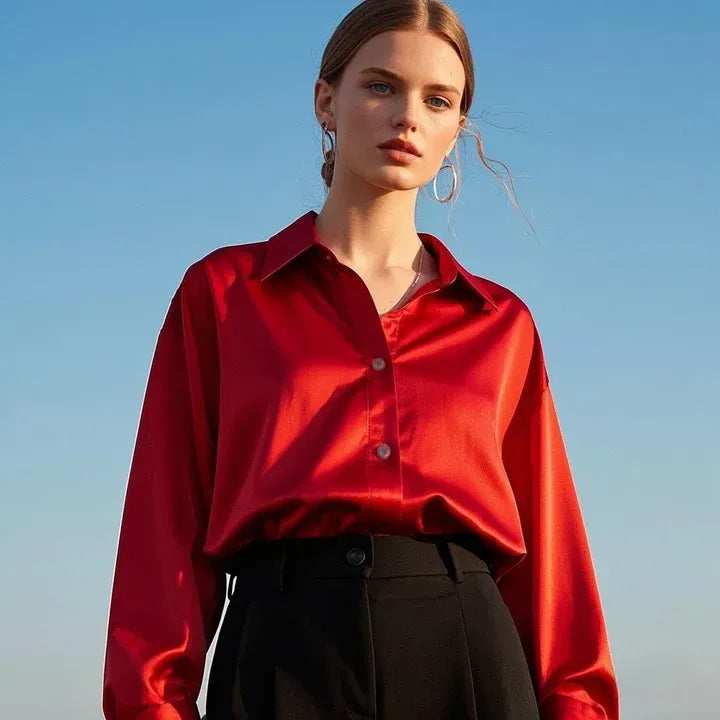 Enzo- Camisa de seda